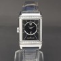 Jaeger-LeCoultre Reverso Duetto 211.8.44 Whit Diamond Bon état Acier Stahl 107DiamRep