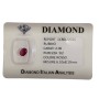OVAL CUT RUBY 2.06 ct in BLISTER CERTIFIED