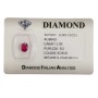 OVAL CUT RUBY 1.99 ct in BLISTER CERTIFIED