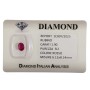 RUBY OVAL CUT 1.90 ct dans BLISTER CERTIFIED