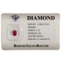 RUBY OVAL CUT 1,73 ct dans BLISTER CERTIFIED