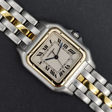 Cartier Panthère 110000R 1 Line Gold Very Good condition steel and gold X151