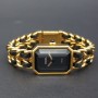 Montre Chanel Première Cuir Plaqué Quartz Taille L Cuir Plaqué Or Premiere H0001 Mint condition stahl steel X28
