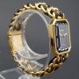 Chanel Première Plated Leather Quartz Ladies Watch Size L Gold Plated Leather Premiere H0001 Mint condition stahl steel X28