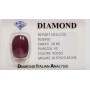 Rouge étoilé Ruby 30.86 carats en BLISTER certifié