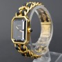 Chanel Première Plated Leather Quartz Ladies Watch Size L Gold Plated Leather Premiere H0001 Good condition stahl steel X34