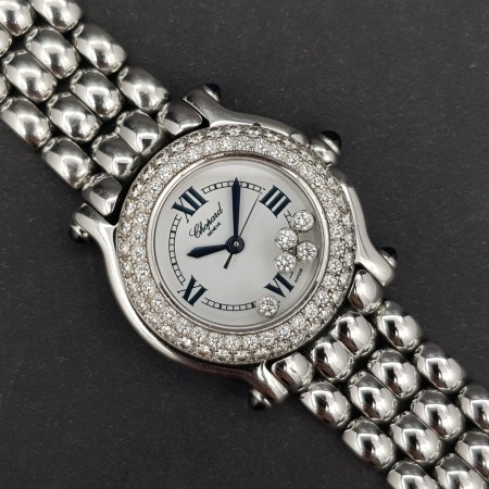 Chopard Happy Sport Lady Diamond 278294 26mm Très bon état acier Diam1679