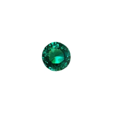 Green topaz round cut 7.08 carat 10.00 mm