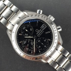 Omega Speedmaster Date Automatic 351350 39mm Bon état acier stahl 74DiamRep