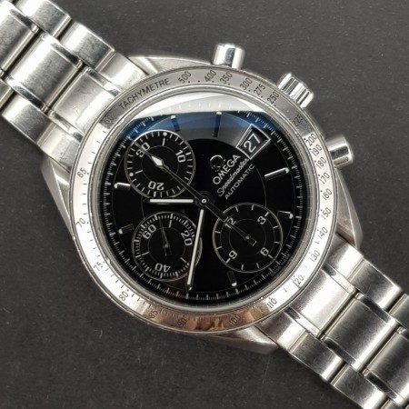 Omega Speedmaster Date Automatic 351350 39mm Good condition stahl steel 70DiamRep