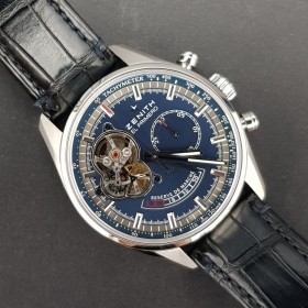 Zenith El Primero Chronomaster Power Reserve 03.2085.4021/51.C700 42 Very Good condition stahl steel X277
