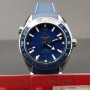 Omega Seamaster Planet Ocean Gmt Whit Card veri Good Condition Titanium aefr258