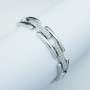 Bracciale in Oro Bianco 18 kt e Diamanti Certificati 1.65 ct Totali
