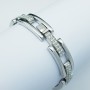 Bracciale in Oro Bianco 18 kt e Diamanti Certificati 1.65 ct Totali