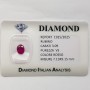RUBY OVAL CUT 3.09 ct dans BLISTER CERTIFIED