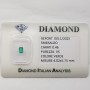 EMERALD CUT SMERALD 0.46 CARAT CERTIFIED in BLISTER