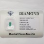 EMERALD CUT SMERALD 0.80 CARAT CERTIFIED in BLISTER
