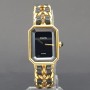 Chanel Première Montre Femme Cuir Plaqué Quartz Taille L Cuir Plaqué Or Premiere H0001 Etat neuf acier XXHK87