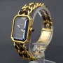 Chanel Première Montre Femme Cuir Plaqué Quartz Taille L Cuir Plaqué Or Premiere H0001 Etat neuf acier XXHK87