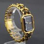 Chanel Première Montre Femme Cuir Plaqué Quartz Taille L Cuir Plaqué Or Premiere H0001 Bon état acier XXHK94