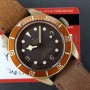 Tudor Black Bay Bronze Heritage Black Bay 79250BM 43mm Avec carte Bon état Bronze CL88OttAtt