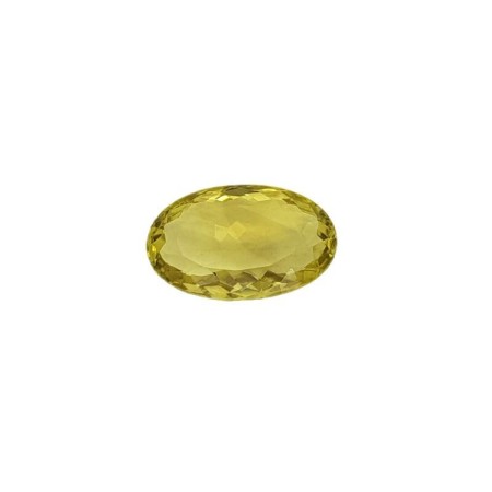 CITRINO VERDE OVALE 24.58 CARATI 16 x 25 mm