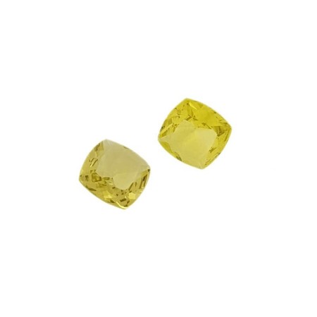 CITRINO VERDE CUSCINO 15.20 CARATI 16.95 x 16.95 mm