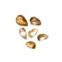Goutte jaune citrine 1,90 carat 9,53 X 6,93 mm
