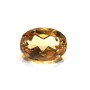 Oval yellow citrine 38.54 carats 18 x 26 mm