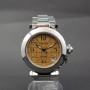 Cartier Pasha C 2324 35mm With Paper Good condition stahl steel CL488OttFr