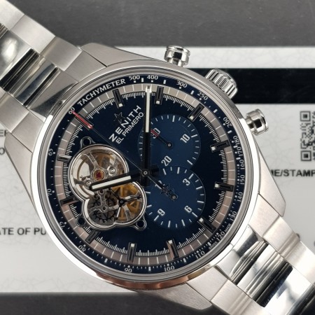 Zenith El Primero Chronomaster Open 03.20416.4061/51.M2040 42mm Full Set Mint condition CL247Ott