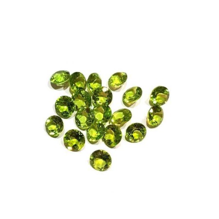 Péridot coupé Rond 1.60 carat 8.00 mm