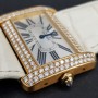 Cartier Tank Divan 2602 38mm Facrory Diamond Full Set Mint condition 18k CV.AF3