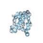 Topaze ronde bleue 3.00 carats 9 mm