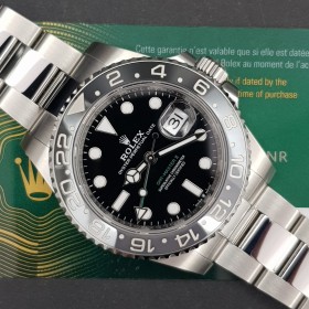 Rolex GMT-Master II 126710GRNR With Card Like New Stahl steel hhk3-10a