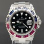 Rolex GMT-Master II 116710LN Lunette Personnalisée et Boîtier Diamant avec Carte CV.Diam