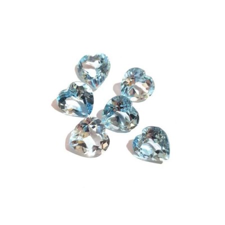 TOPAZIO AZZURRO CUORE 1.70 Carati 7.00 x 7.00 mm