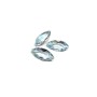 Topaze bleue NAVETTE 1,89 carats 11,92 X 6,09 mm