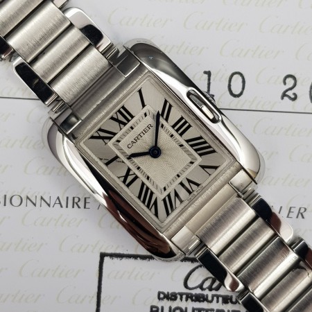 Cartier Tank Anglaise 3485 30.2mm With Paper Quarz Very Good condition 478CLNov25