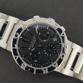 Bulgari Bulgari Bb38ssch BB 38 SS CH 38mm Très bon état acier stahl 10XXX02Nov