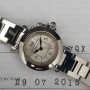 Cartier Pasha Miss Pasha 2973 27mm Full Set Good condition stahl steel 487Blum02