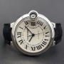 Cartier Ballon Bleu 36mm 3284 36mm With Paper Very Good condition stahl steel 72HHK3