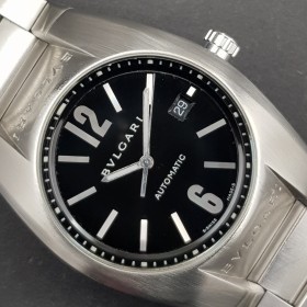 Bulgari Ergon EG 40 S 40mm Bon état acier stahl Diam1433
