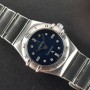 Omega Constellation 1563.86 22mm Diamond Dial Good condition stahl steel 375XXX0