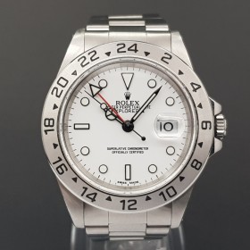 Rolex Explorer II 16570 40mm Boîte Papier et 2 Service Rolex Mint condition 34Bf