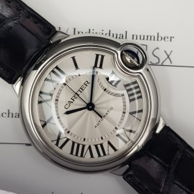 Cartier Ballon Bleu 36mm 3284 36mm Avec Papier Très Bon état acier 467AF02