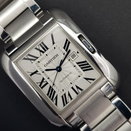 Cartier Tank Anglaise 3511 39.9mm Très bon état acier CL84Ott