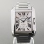 Cartier Tank Anglaise 3511 39.9mm Very Good condition stahl steel CL84Ott