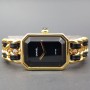 Chanel Première Plated Leather Quartz Ladies Watch Size L Gold Plated Leather Premiere H0001 Smal Size
