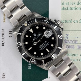 Rolex Submariner Date 16610 40mm With Paper+Service Very Good condition XXHK3-3